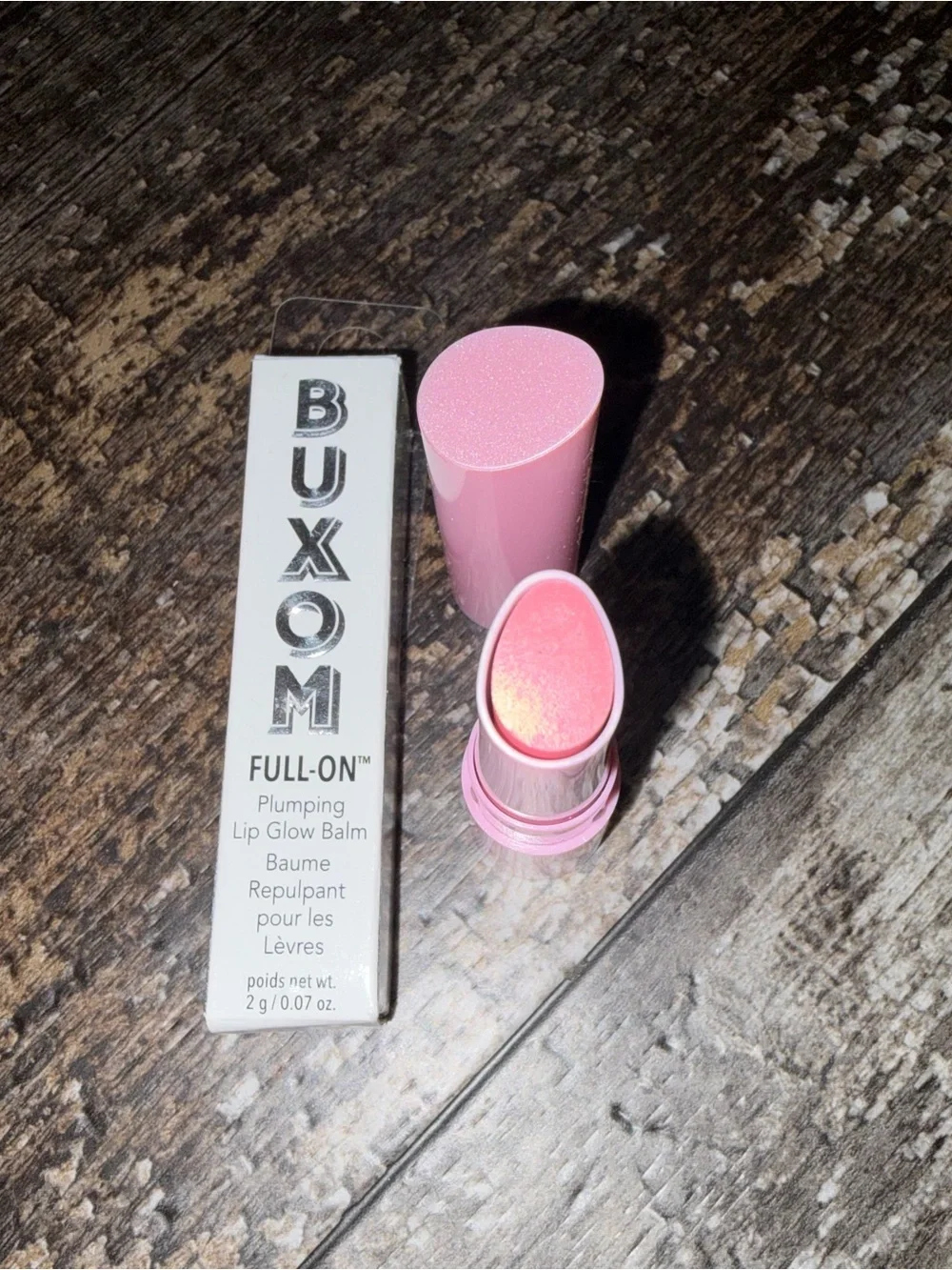 Buxom FULL-ON pluming lip glow balm in Dolly Delight 🩷